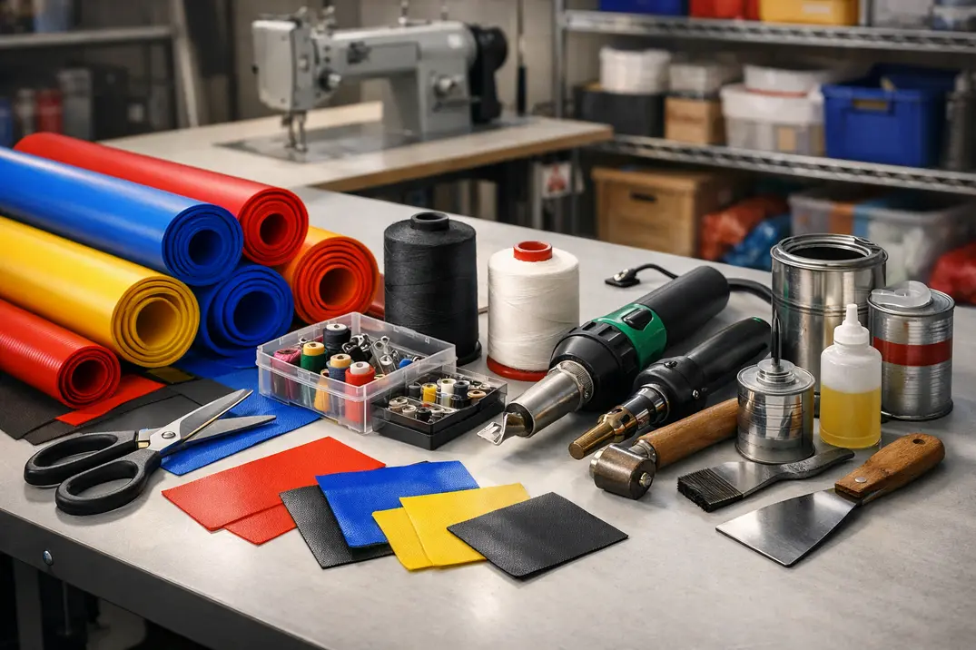 Matériel réparation gonflable - économie vs achat neuf structure gonflable